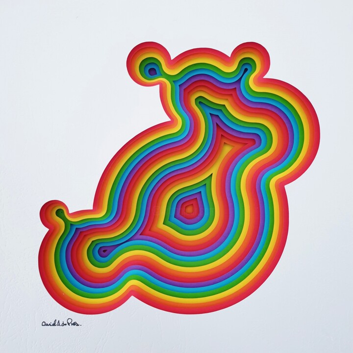 Ripple 雕塑, 8.7x8.7 in