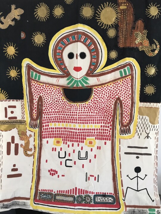 THE RAINMAKER 绘画, 55.1x47.2 in