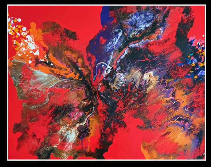 SEMER LA PAIX 绘画, 23.6x31.5 in