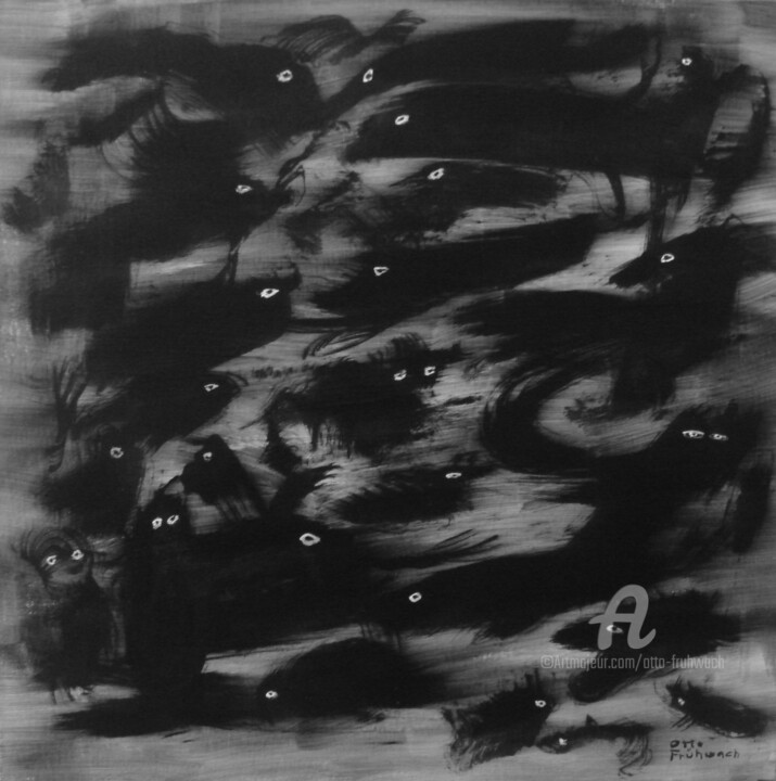 Gwodor und seine lichtscheuen Gestalten 绘画, 19.7x19.7 in