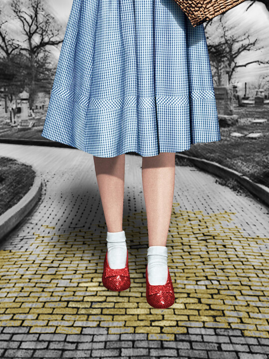Creepy Dorothy In The Wizard of Oz 2 绘画, 20x15 in