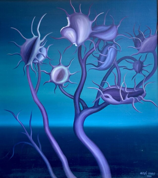 Carnivorous plants 绘画, 39.4x35.4 in