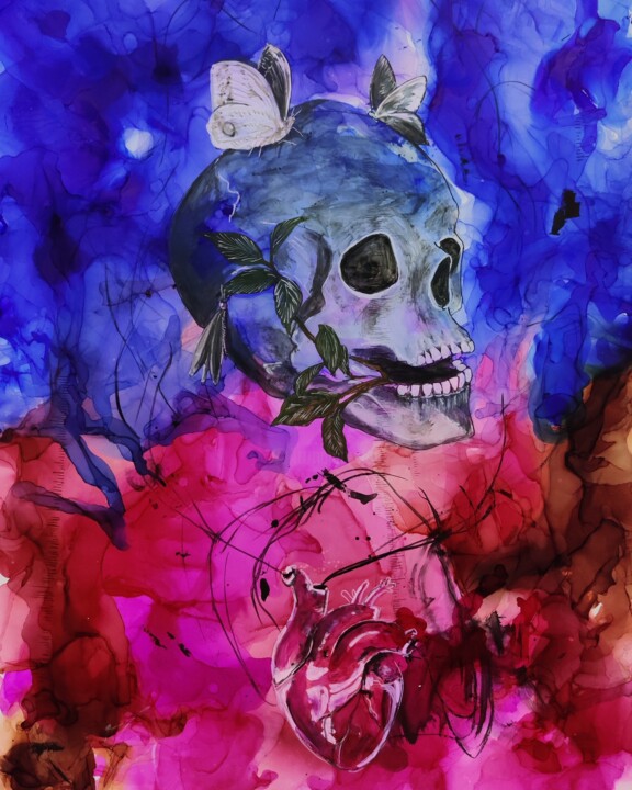 Matters of life & death 绘画, 18x13 in