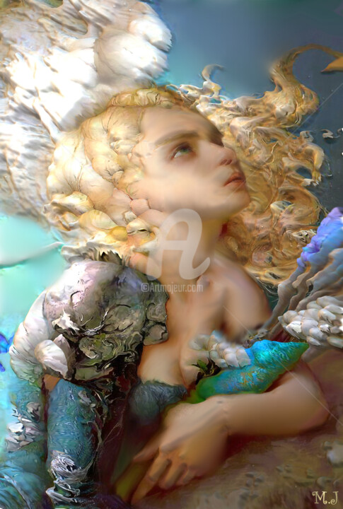 The young woman in armor - Augmented reality - 3D Art Digital Arts