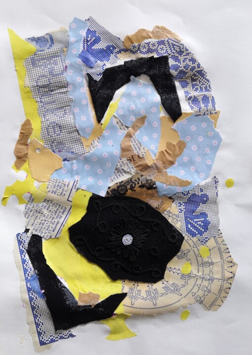 Broderie I 拼贴, 19.7x15.8 in