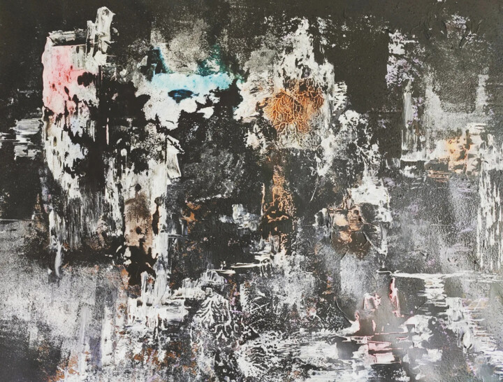 Ζωγραφική με τίτλο "Dark Light - II" από Atignas Art, Αυθεντικά έργα τέχνης, Ακρυλικό