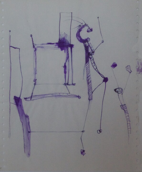Mutter und Kind und Mobiliar 图画, 12x9.8 in