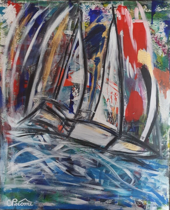 La tempête 绘画, 24x19.7 in