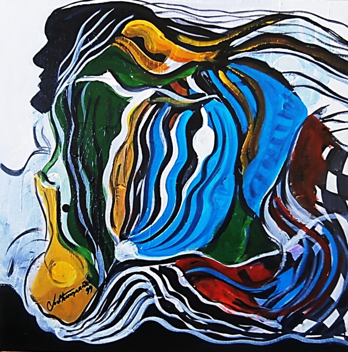 Estado de alma/001 绘画, 15.8x15.8 in