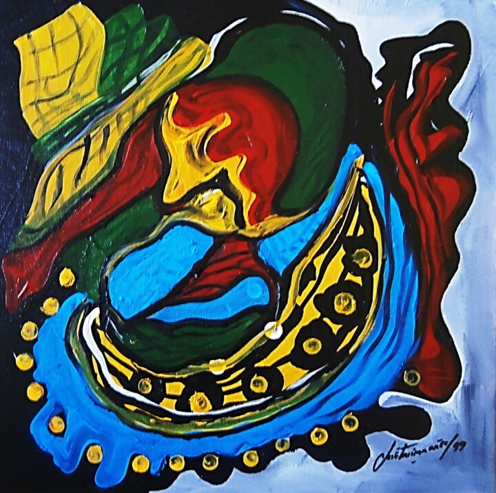 Estado de alma/002 绘画, 15.8x15.8 in