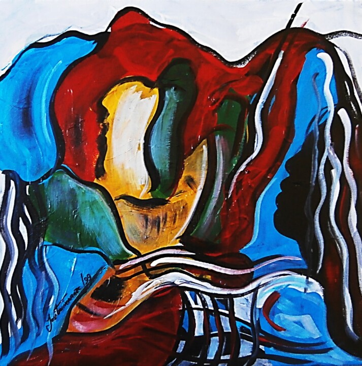 Estado de alma/003 绘画, 15.8x15.8 in