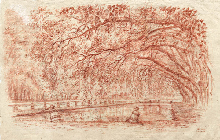 Drawing,  18.1x29.1 in 