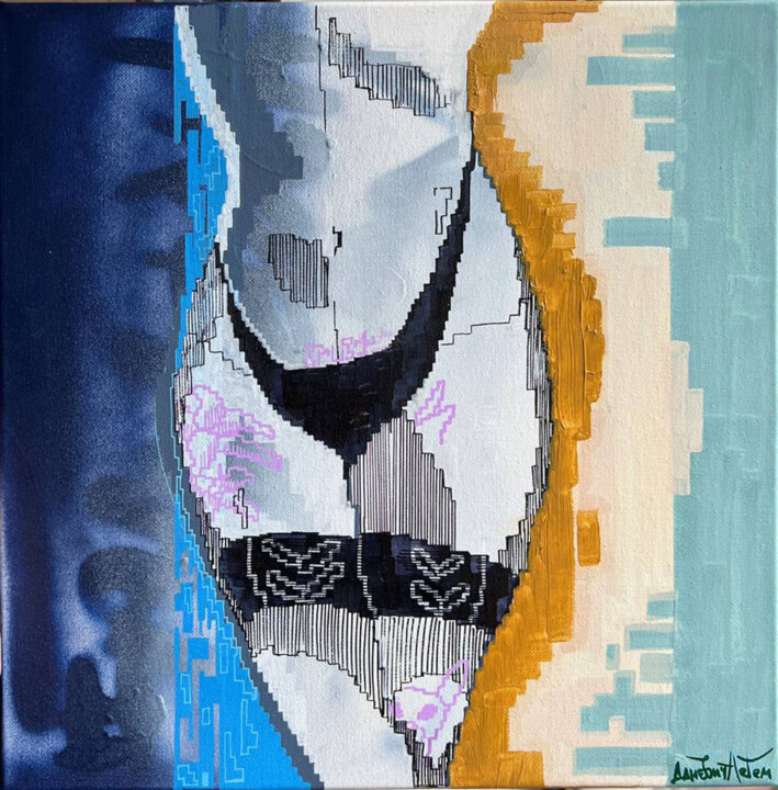 BeMyLine 绘画, 15.8x15.8 in