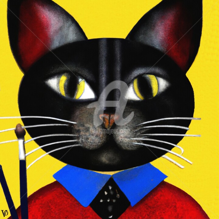 "Chat noir" COLLECTION HORS SÉRIE 数字艺术
