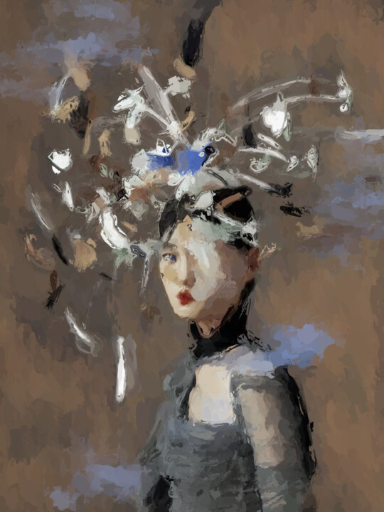 绘画,  26x19.7 in 