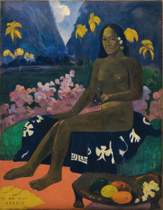 Pittura intitolato "La semence de l'Are…" da Paul Gauguin, Opera d'arte originale, Olio