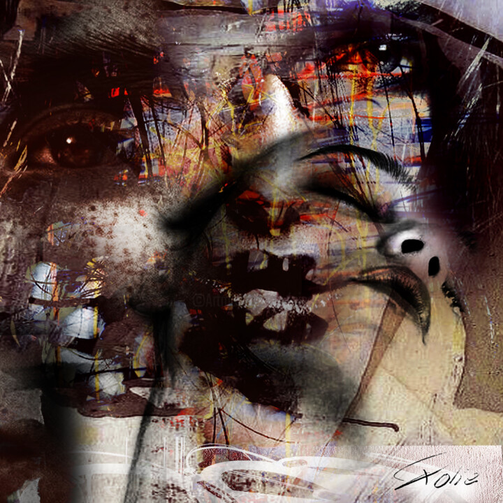 ´sensual’ 绘画, 31.5x31.5 in