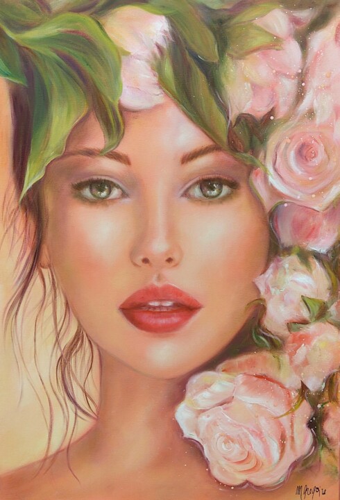 Belle aux roses