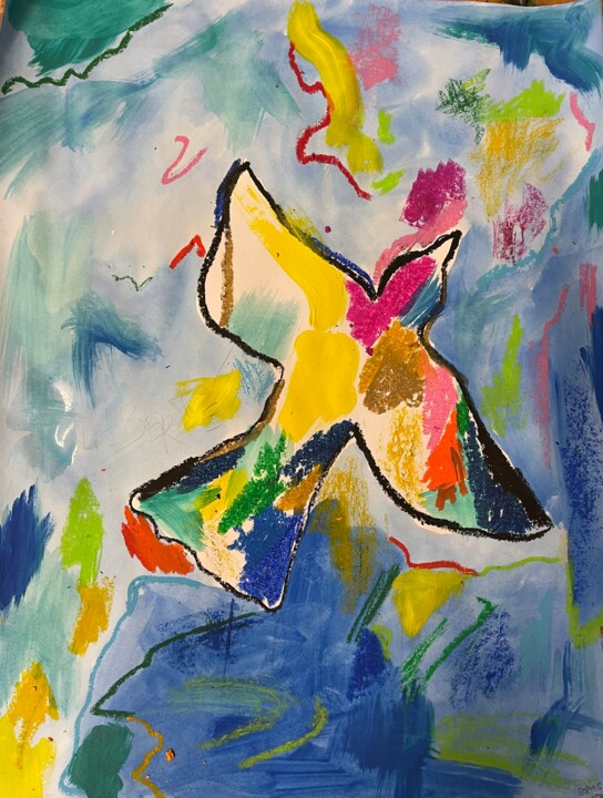 L'orage 绘画, 23.4x16.5 in