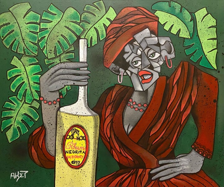 Soirée agricole 绘画, 18.1x21.7 in