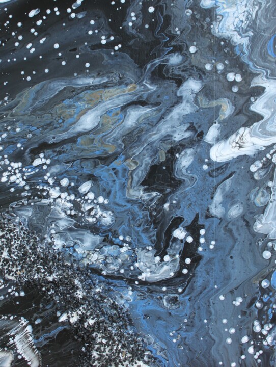 Painting titled "Galaxy" by Kary Rai, Original Artwork, Acrylic
