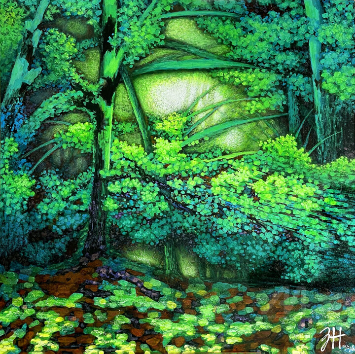 绘画,  48x48 in 