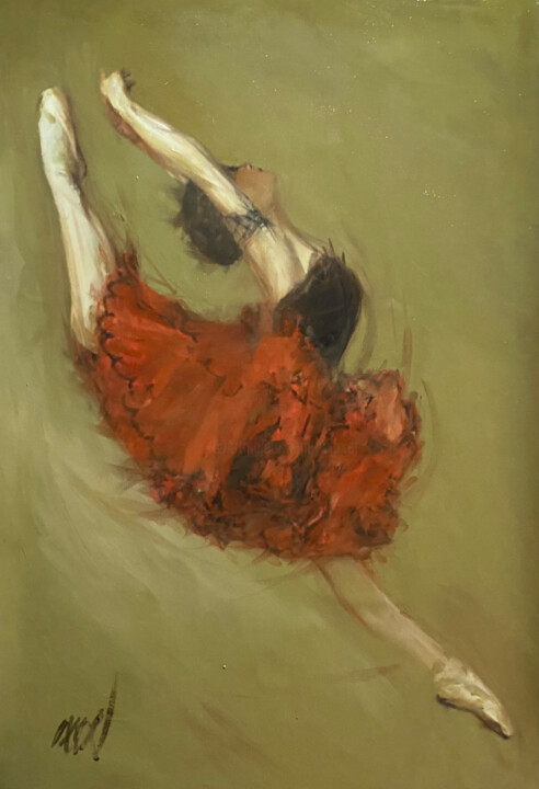 La Capucine 绘画, 22x15 in