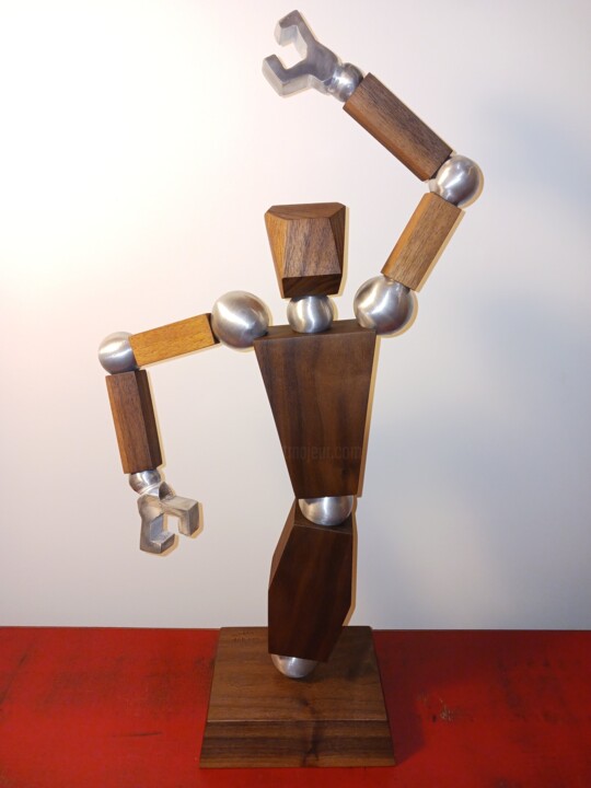 Robot AMB 007 조형물, 22.8x11.4 in