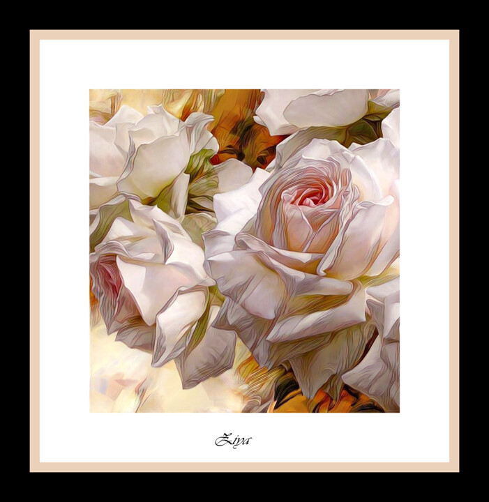 Abstract ART, Wall design, Flowers 数字艺术