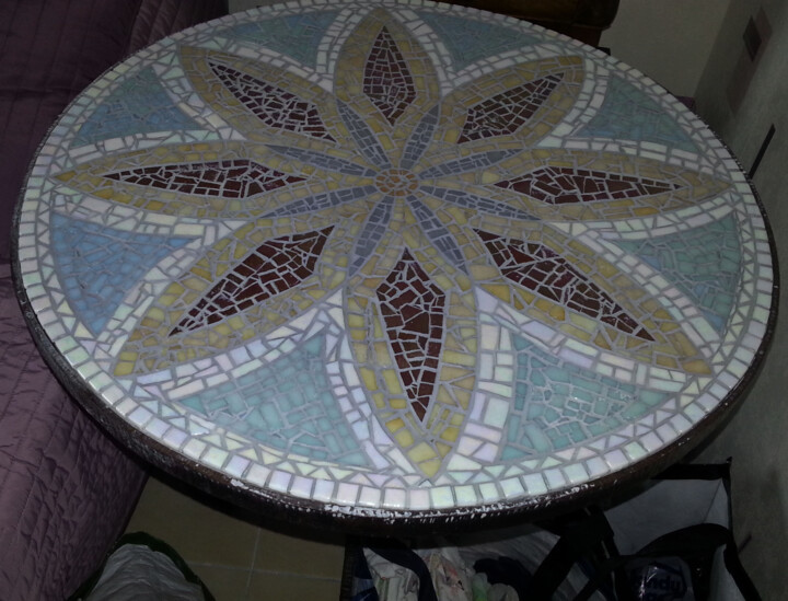 Table ronde en fer forgé 设计, 29.1x24 in