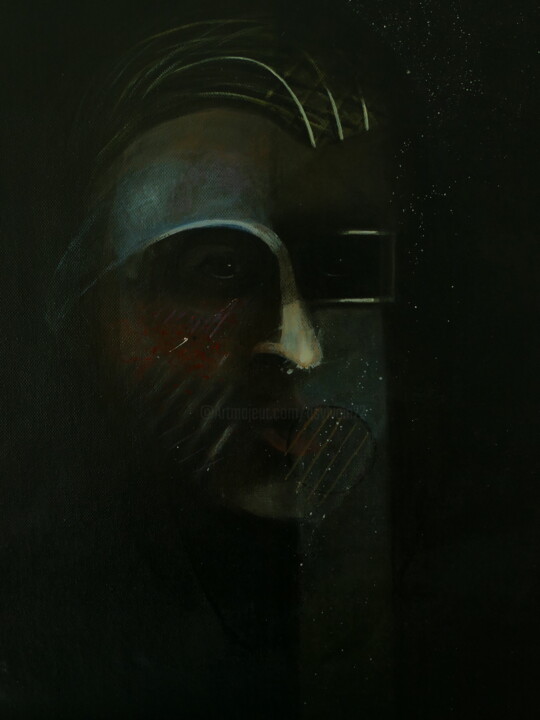 绘画,  17.3x13 in 