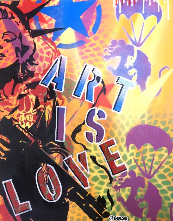 art is love 绘画, 15.8x11.8 in