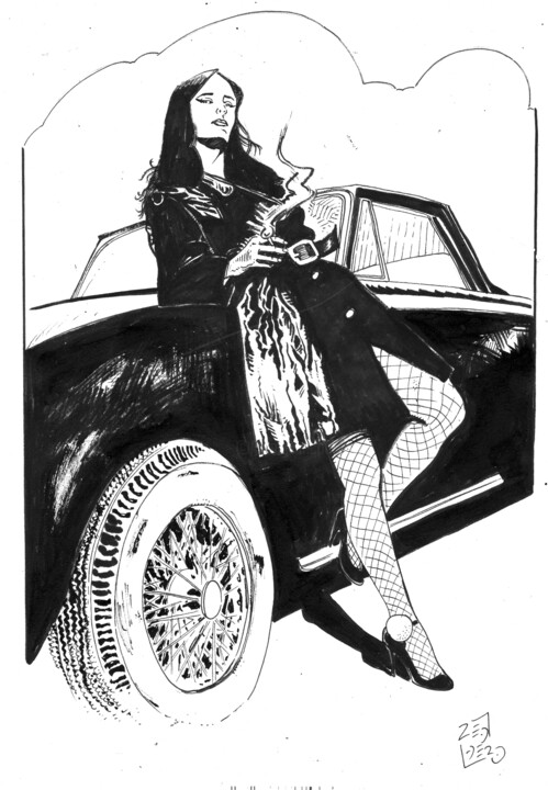 Eva green 图画, 13.4x9.8 in