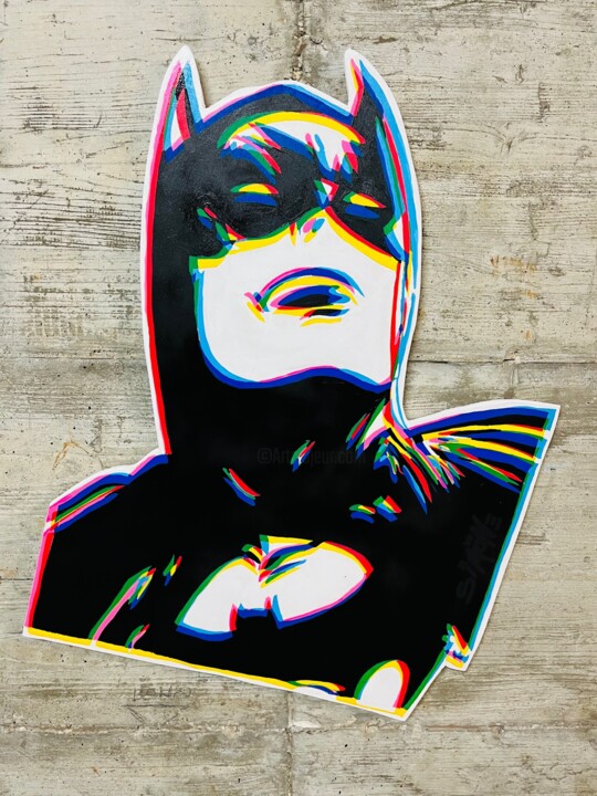 Batman style 绘画, 30.3x22.4 in