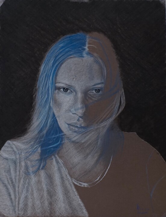 Maria "wild thing" 图画, 17.3x13 in