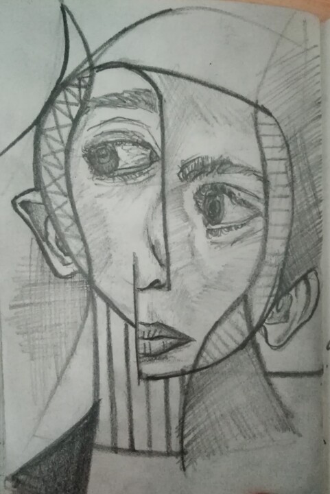 Disegno intitolato "croquis2" da Houssein Kh, Opera d'arte originale, Matita