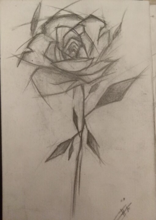 Disegno intitolato "croquis4" da Houssein Kh, Opera d'arte originale, Matita