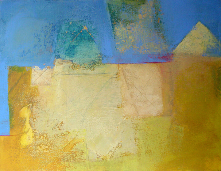 Painting titled "sem titulo 2" by Carlos Yasoshima, Original Artwork, Acrylic Mounted on Wood Stretcher frame