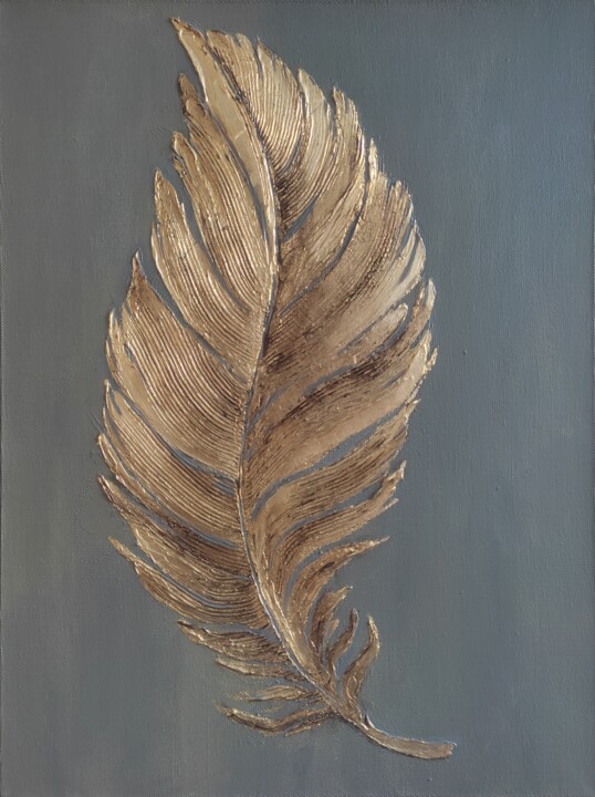 Золое перо 绘画, 15.8x11.8 in