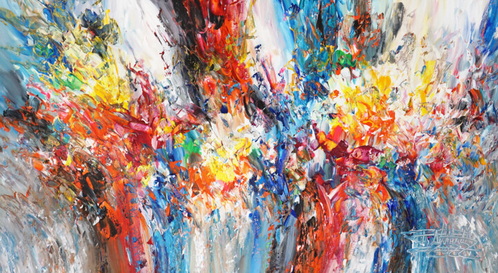 绘画,  33.5x61 in 