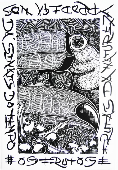 图画,  11.8x8.3 in 