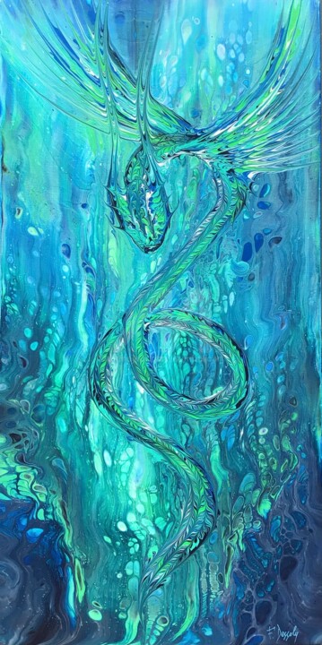 Mizuchi 绘画, 31.5x15.8 in