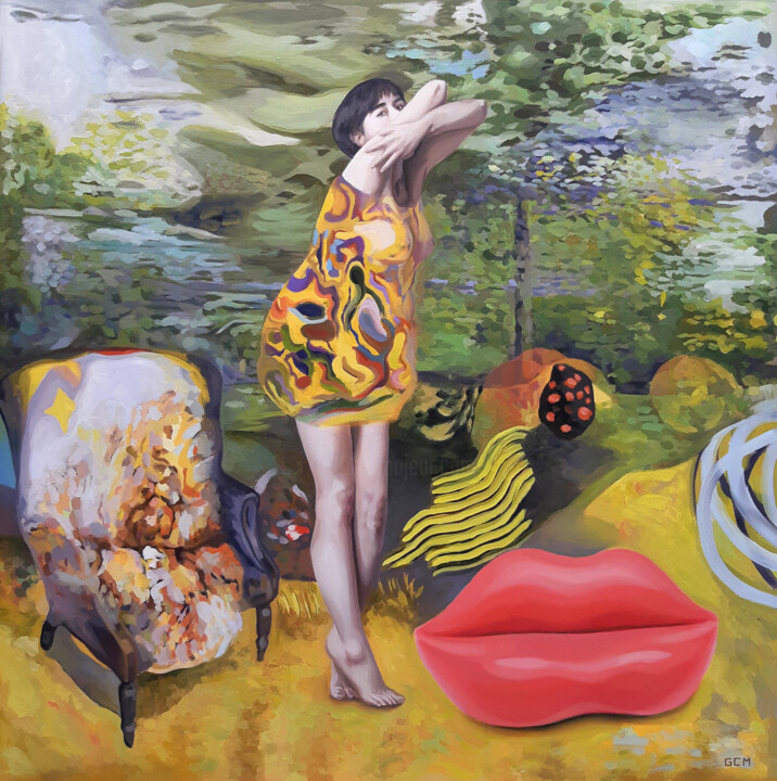 Peinture intitulée "I don't say another…" par Gabriel Cristian Matei, Œuvre d'art originale, Huile