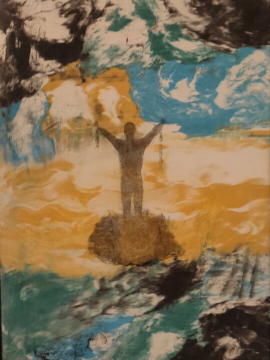 Libertà 10 绘画, 31.5x23.6 in