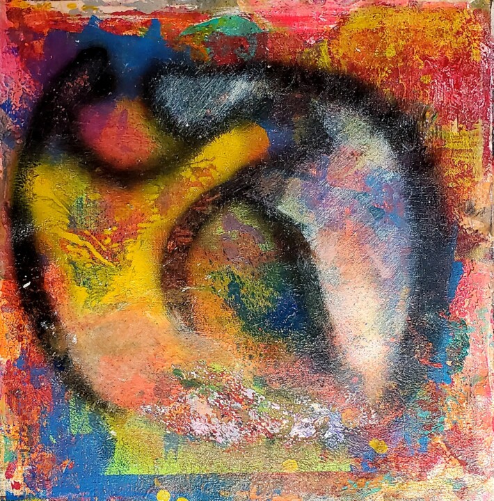 绘画,  13x13 in 