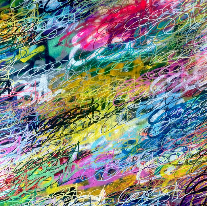 #36 «Collection The Message Is» Artiste Alexandre Trubert 绘画, 31.5x31.5 in