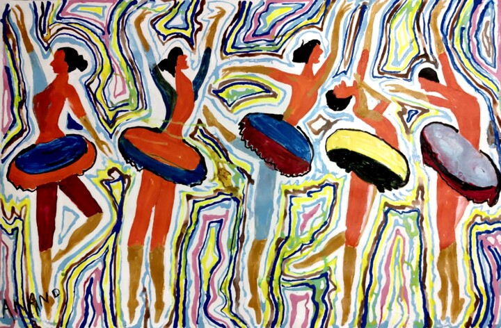 EXPRESSION OF JOY-7 绘画, 30x45 in