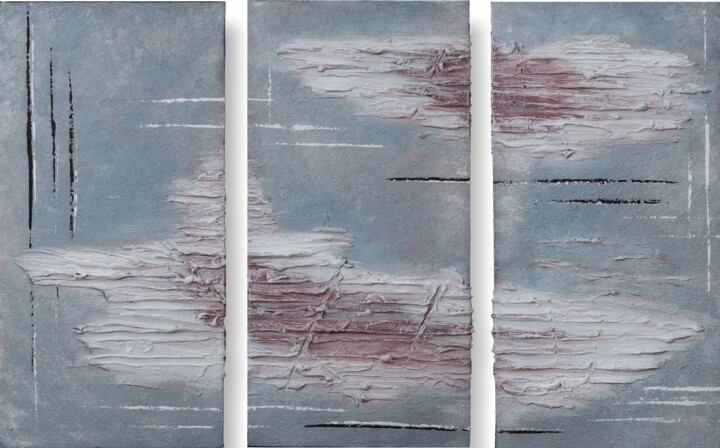 Peinture intitulée "Breath of air, trip…" par Olga Pavlova, Œuvre d'art originale, Acrylique Monté sur Châssis en bois