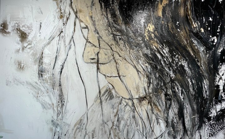 Marinka 2 绘画, 39.4x63 in
