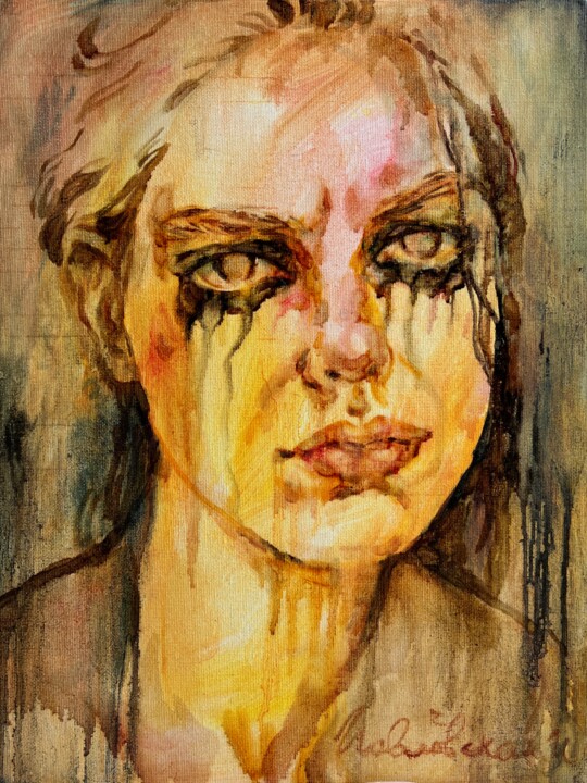 Emptiness 绘画, 15.7x11.8 in